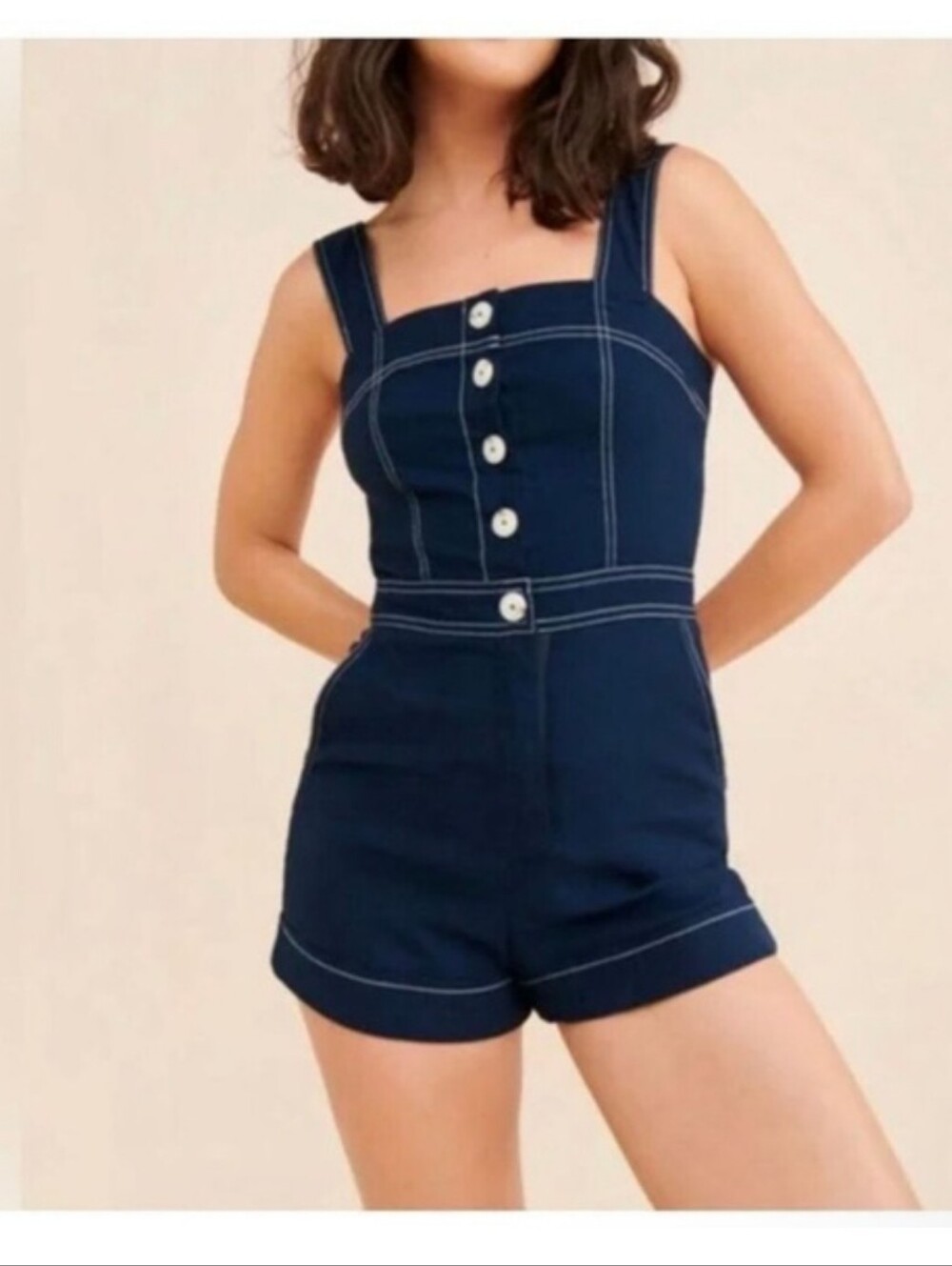 NWT Anthropologie Maeve The Portside Romper
